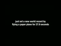 Paper Plane Record