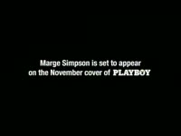 Marge Simpson on Playboy