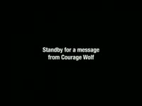 Courage Wolf Message