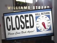 Williams Street Closed