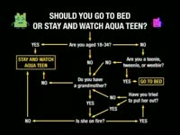 Aqua Teen or Bed