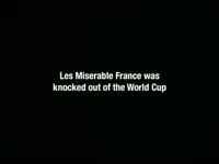 France Out of World Cup