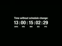 Time Without Schedule Change