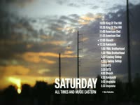 Saturday Schedule Posts Sunset