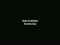 Brains Getting Smaller