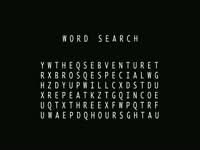 VB Special Word Search