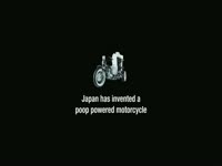 Japan Poop Powered Motorcycle