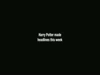 Harry Potter was Drunk