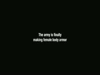 Army's Female Body Armor