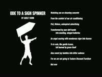 Ode to a Sign Spinner