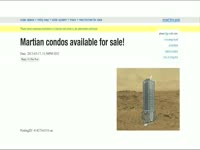 Martian Condos Now Available
