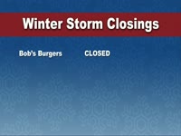 Winter Storm Show Closings