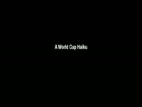 A World Cup Haiku